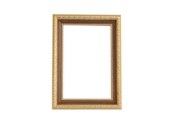 Picture frame isolated on the white background