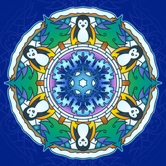 Winter Season Mandala