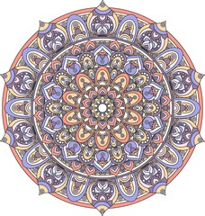 Vector vintage mandala ornament