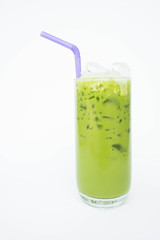 Green tea with milk ,The refreshing taste sweet
