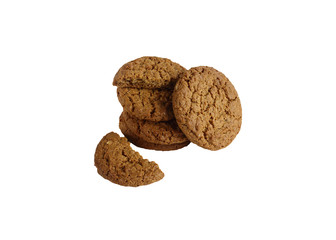 
tasty and healthy cookies for health. isolated on white background without shadows.
