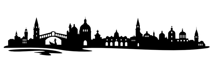 Fototapeta premium Skyline Venedig
