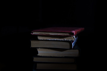 stack of books
