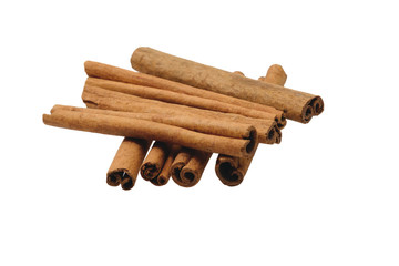 Cinnamon isolated on white background