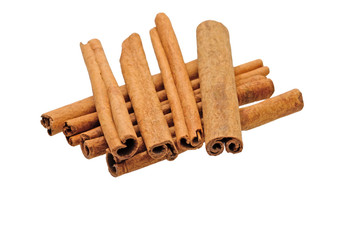 Cinnamon isolated on white background