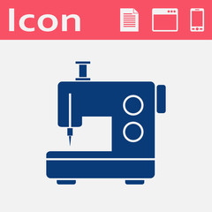sewing machine vector icon