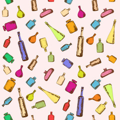 Bottles background