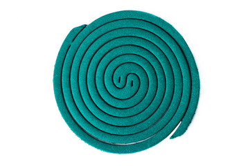 Burning mosquito coil is an anti-mosquito repellent.
