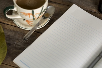 Morning coffee Book Diary