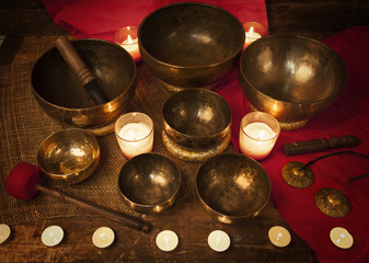 Tibetan singing bowls