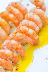 Grilled shrimps
