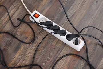 Extension block and cables