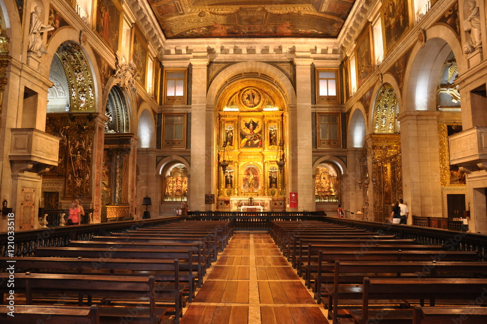 Wall mural Catholic Church in Portugal