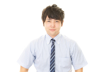 微笑むビジネスマン