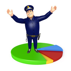 Police with Circle sign