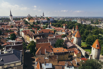 Fototapeta na wymiar Tallin city view