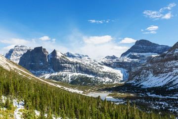 Glacier Park in winter