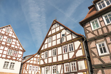 Fototapeta premium Half-timbered houses.