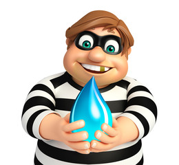 Thief with Water drop