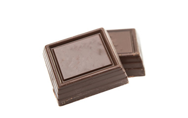 Belgian chocolate candies isolated