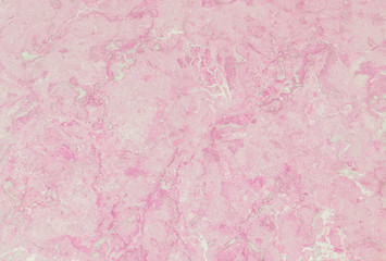 Closeup surface abstract marble pattern at the pink marble stone floor texture background