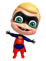 cute superbaby with Happy pose