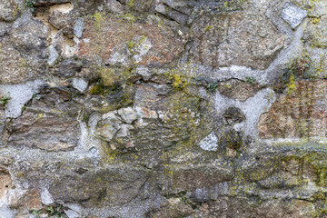 Stone surface texture, old grunge stone wall background.