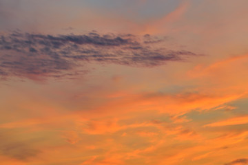 Heavenly landscape in pink tones