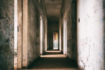 Fototapeta na wymiar Abandoned mental hospital in Brazil