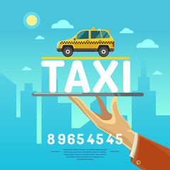 Conceptual poster with the machine cab. © aleksei_derin