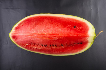 Fresh sliced watermelon