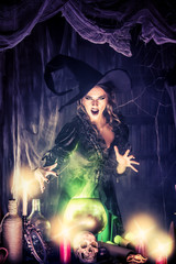 fantasy glam witch