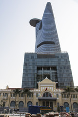 Fototapeta na wymiar Ho-Chi-Minh-Stadt, Bitexco Financial Tower.