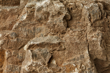 Surface texturée de roche