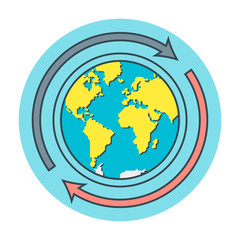 Concept worldwide shipping