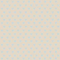 Fototapeta premium Seamless vector pattern with white hearts on pastel background
