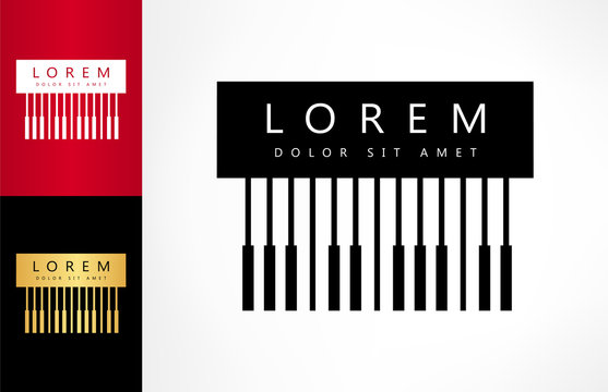 piano key logo
