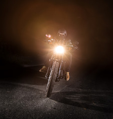 Obraz premium Close up of a motorcycle