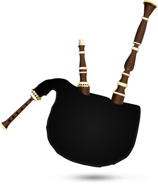 Biniou koz - traditional French bagpipe