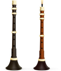 Fototapeta premium Breton bombarde - traditional musical instrument