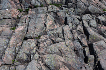 The mountain rock
