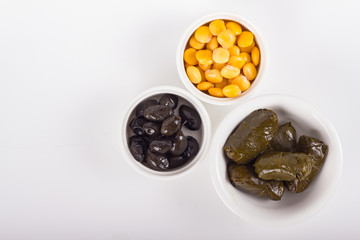Traditional appetizers.