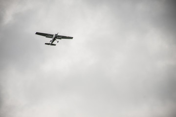 Airplane Takeoff Winningen Airport propeller 3