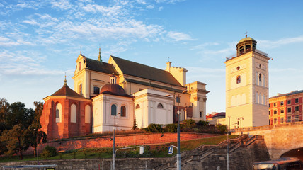Naklejka premium St Annes Church, Warsaw; Poland - - Kosciol sw Anny