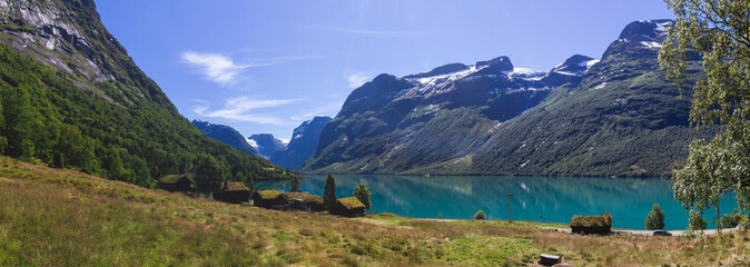 Lake Lovatnet in Norway