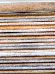 Surface of a piled plywood boards