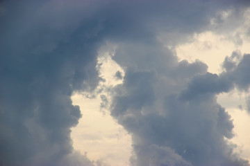 Naklejka na ściany i meble sky and clouds background