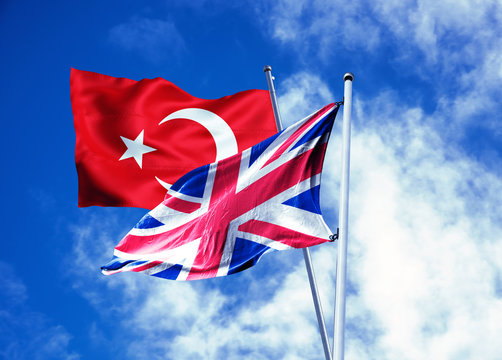 T&uuml;rkiye, BİRLEŞİK KRALLIK, Bayraklar