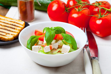 Fresh mediterranean salad.