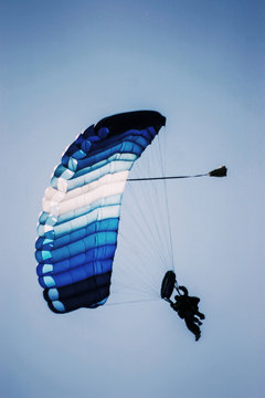  Man with parachute